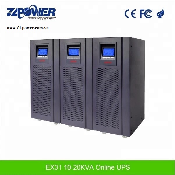 UPS ZLPOWER 20KVA  3pha vào 1 pha ra (P/No:EX3120KL)