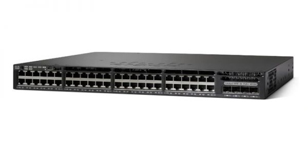 WS-C3650-48PS-L Catalyst 3650 Switch 48 Port PoE 4x1G Uplink LAN Base